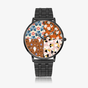 Instafamous Steel Strap Quartz Watch - With Indicators